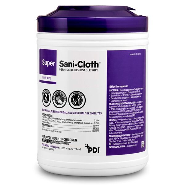 Super Sani Cloth Germicidal Surface Wipes